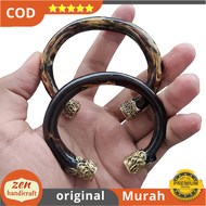 Gelang Akar Bahar Asli Alpaka Perak Gelang Akar abahar Original Gelang Akar Bahar Asli Ukir Naga Gel