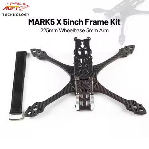Mark5 X Frame Kit 5inch FPV Carbon Fiber 230mm Wheelbase with 3DPrintout for Quadcopter RC freestyle