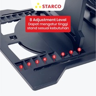 100% new starco 2 in 1 foldable laptop stand holder hp tablet stand