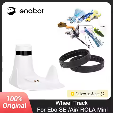 2026 Ebo SE / Air/ ROLA Mini Wheel Track Replacement Parts, Charging Dock, Pet Teasing Toys For Enab