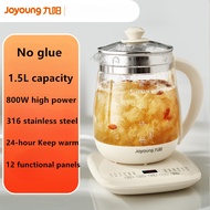 Joyoung 1.5L nồi dưỡng sinh đồ pha trà 316L Ấm đun nước chạy điện bằng thép không gỉ giữ ấm ấm trà