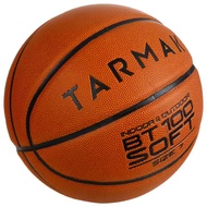 TARMAK BT100 Soft Touch Size 7 Basketball - Adult Basketball - Free Valve & Net