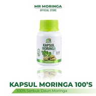 Mr Moringa Oleifera Kapsul Moringa Premium Capsules For Health Daun Kelur 100 BIJI Lulus KKM