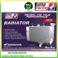 UMA RACING Big Radiator Y15ZR  LC135  RS150  LC V8 Fi  NVX NMAX V2 UMA RADIATOR ASSY ALL NEW STOCK