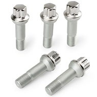 [Must-Have Accessories] 5pcs Wheel Lug Bolts Nuts 0009905407 For Mercedes Benz ML350 S500 GLK350 S55