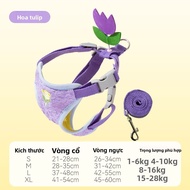 hipidog | Băng đô cho chó Hippie Dog Vibrant Flower Pulling Rope Vest Style Dành cho chó và mèo Chốn
