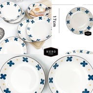 Kinara Plate 17cm / Dinner Plate / Aesthetic Plate / Salad Plate / Dessert Plate / Aesthetic Fruit S