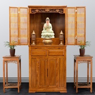 H-Y/ 2BPUWholesale Solid Wood Buddha Niche New Chinese Style Clothes Closet with Door Altar Modern Light Luxury Altar Ho