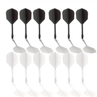 TEMU 12pcs Mixed Color Darts With Flight Set - 8 Vibrant Colors For Enhanced Performance - Premium D