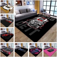 JDM Car Supercar Racing GTR Racing Simulator Printed Carpet Living Room Sofa Area Crawling Pad Absor
