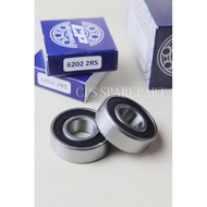 Bearing 6202 2RS CP Brand [1 Pcs] Size 15x35x11 Wheel Bearing