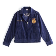 Autumn Retro Couple Wear ffa American Jacket Embroidered Jacket Corduroy High-End Coat Men