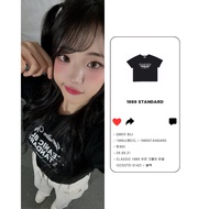 KOREA [ 1989STANDARD ] CLASSiC 1989 woman crop fit short sleeve / QWER Hina & SIYEON pick 100% authe