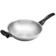 Stainless Skillet/Non-Stick Skillet/Zebra Skillet 3ply Wok Vitalux 28cm Deep IH Bakelite Handle 175328