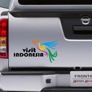 BEE. VISIT INDONESIA CAR STICKERS, COOL, TOP QUALITY WONDERFUL INDONESIA CUTTING STICKERS