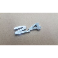2.4 FOR HONDA ACCORD I-VTEC LOGO 3D Number Plate Mounted Rear