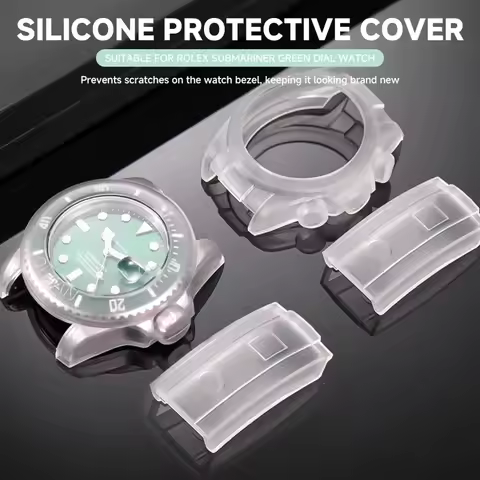 Watch Protective Case Transparent Scratch-proof Waterproof Silicone Protactive Film for Rolex Water 