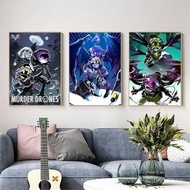 Anime Movies M-Murder Drones Season Poster HD Art Canvas Painting Wall Waterproof Home Living Room B