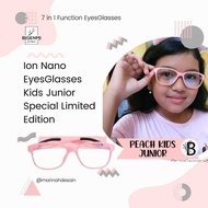 kacamata ion nano junior kids peach original Bigenmi