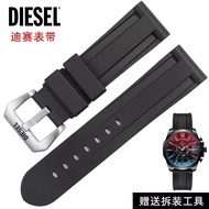 Good Quality with logo Adapt to Diesel Diesel Strap DZ7395 DZ7396 DZ4500 DZ4506 Silicone Watch Strap