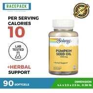 Exp Date Q1 2026 Solaray Pumpkin Seed Oil 1000mg 90 Softgels Dietary Supplement Improve Heart Health Lower Cholesterol Reduce High Blood Pressure