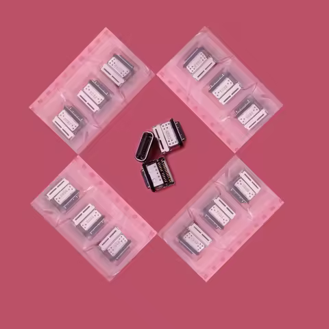 10Pcs Dock Port For Ulefone Armor19T 24 18 19 Armor18 AGM A9 Mann H1 USB Jack Contact Plug Charger C