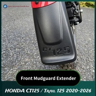 For HONDA CT125 2020-2023 2024 2025 2026 Trail 125 Motorcycle Modifications Accessories Front Mudgua