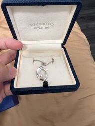 Mikimoto 單顆珍珠純銀項鍊