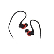 Nakamichi SP120 Stereo Earphone Yellow and Red