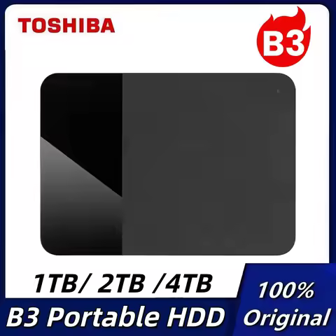 Original Toshiba B3 4TB 2TB 1TB Canvio Ready USB3.0 Portable External Hard Drive 2.5 Inch Hard Disk 