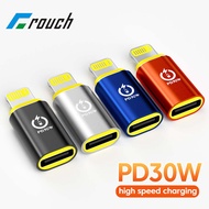 Crouch USB C ไปยังอะแดปเตอร์ Lightning PD30W อะแดปเตอร์ Lightning ตัวผู้เป็น Type C สำหรับ iPhone iOS ไปยัง USB Type C Converter