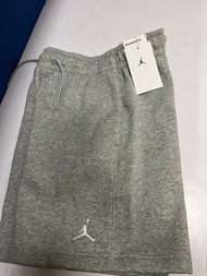 女 Nike Jordan 短褲鋪棉短褲 - 灰色  XS