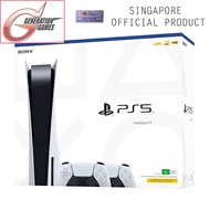 *Local SG Set* Sony PS5 PlayStation 5 Disc Edition Console - Two DualSense Wireless Controller Bundle (CFI-1218A 01) - Local Set w/15 Months Sony Warranty