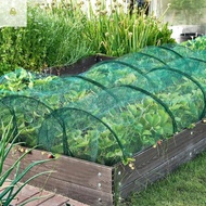 WAY Greenhouse Tunnel, Collapsible Green Mesh Shade Net Cover, Multi-functional Portable Metal Frame