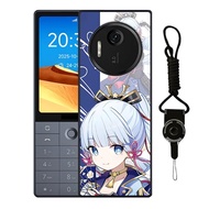 For Qin F25 Case F22 Pro Anti-fingerprint Shockproof Soft Back Cover Qin F22 F22Pro F21 Pro