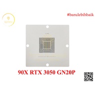 BGA Stencil Stencil Plate Mold 90X90 90X Template Reballing GPU NVIDIA RTX 3050 / 3050Ti Chipset GN2