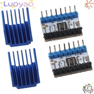 LUOYAO1 2PCS TMC2208 V1.2 Stepper Motor Driver, Upgrade Screwdriver,  Printer Parts with Heat Sink R