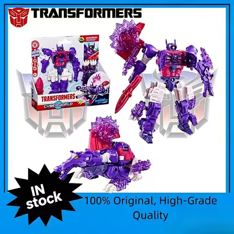 In Stock, Hasbro Transformers Cyberworld Series: Optimus Prime Bumblebee Megatron Shockwave Hound So