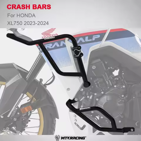 MTKRACING Crash bars For HONDA XL750 2023-2024 Motorcycle Upper Fairing Frame Protection Bar Engine 