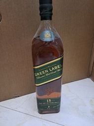 Johnnie Walker Green Label Aged 15 Years  The Art of Pure Malt 1 Litre Bottle 1000ml No Box