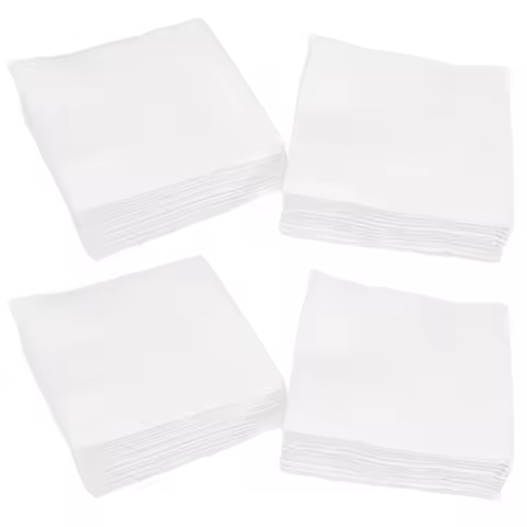 300 Sheets Napkins for Restaurant Dinner Paper Towel Lot Linen Square Tissue White Table Decorations