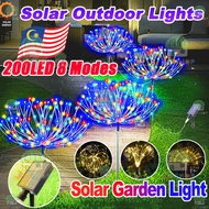 360LED Solar Firework Light 8Modes Lampu Raya Solar Garden Light Outdoor Waterproof For Lampu raya