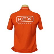 เสื้อโปโลบริษัทขนส่งKEX EXPRESS เสื้อคอปก ผ้าหนานุ่ม ใส่สบาย มี6ไซส์ S M L XL 2XL 3XL สินค้าพร้อมส่ง