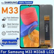 จอแสดงผล XD 6.6นิ้วสำหรับ Samsung M33 5G M336 M336B สัมผัสหน้าจอ LCD หน้าจอดิจิตอลประกอบสำหรับ Samsu