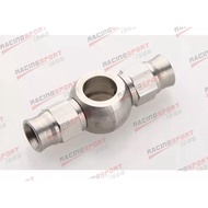 Stainless Steel 10.2mm 3/8" Eye Banjo To Double AN-3 Hose End Brake Fittings