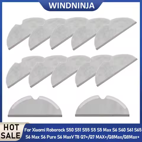 Washable Mop Cloths Part for Xiaomi Roborock S50 S51 S55 S5 S5 Max S6 S60 S65 S6 Max T8 Q7 Plus/Q7 M