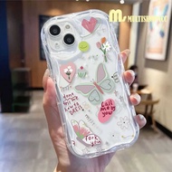 [80] Case iphone 6 7 8 8+ 6+ 6Plus 7Plus 7+ 11 12 13 XS X XR 11 12 13 Pro Softcase Wave Silicone