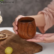 Warmwing Retro Handmade Natural  Cup Jujube Wood Reusable Tea Cup Household Kitchen Supplies High Quality SG