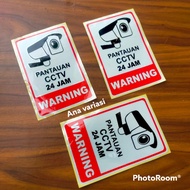 CCTV CAMERA STICKERS 24 hours CCTV warning stickers 24 hours CCTV REFLECTIVE stickers 24 HOURS CCTV 