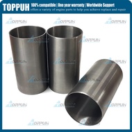 L3E 3PCS Cylinder Liners For Mitsubishi L3E L3E-61SDH L3E-61TG L3E-W262KL Engine